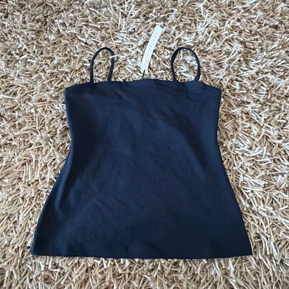 Susana Monaco Essential String Top in Midnight Size S - Picture 2 of 6